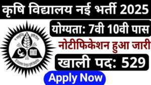 PDKV Group D Recruitment 2025: डॉ. पंजाबराव देशमुख कृषि विद्यापीठ ने 529 पदों की निकली भर्तियां, 10वीं पास योग्यता